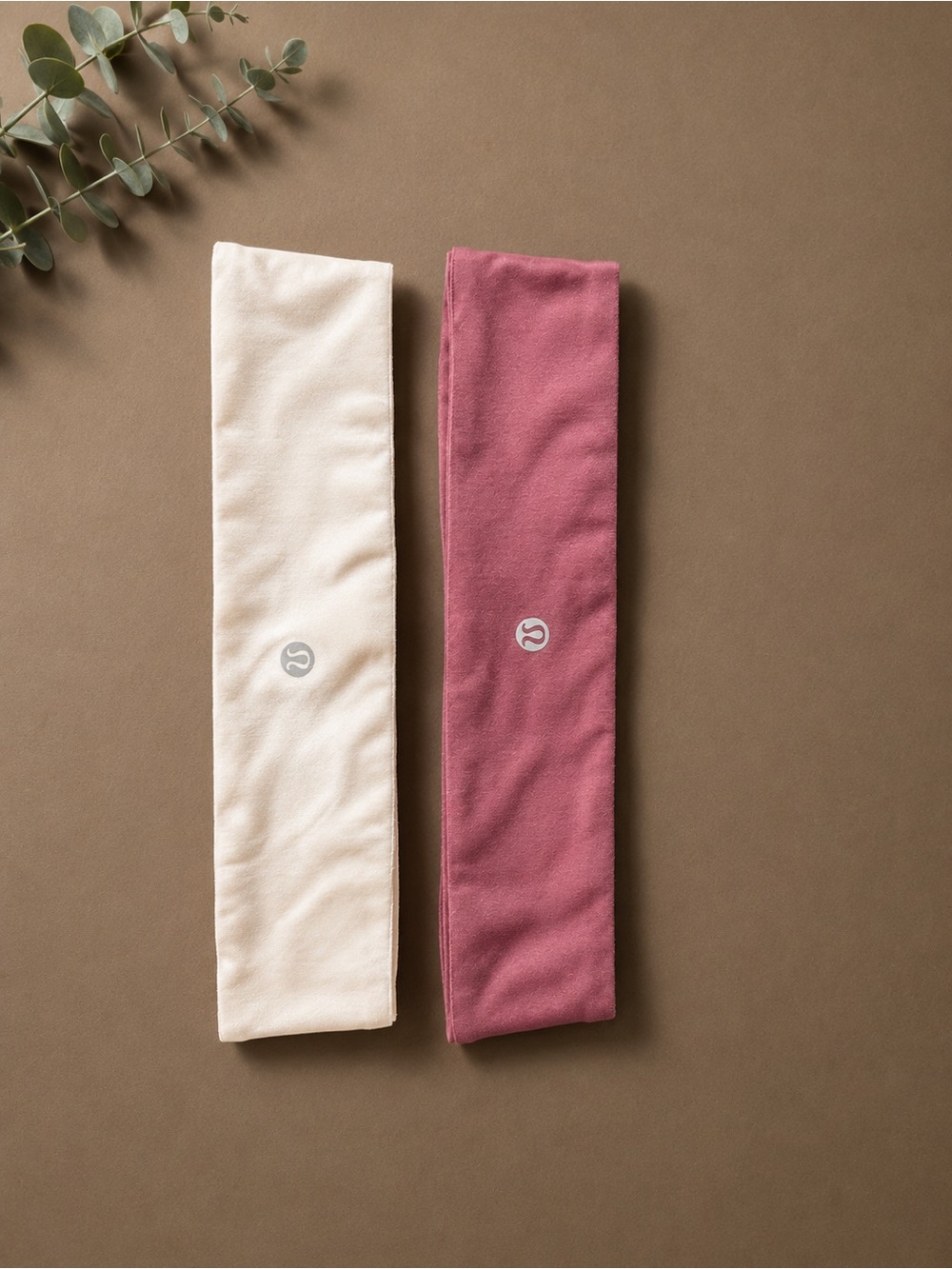 lululemon athletica Cream and Rose Headbands